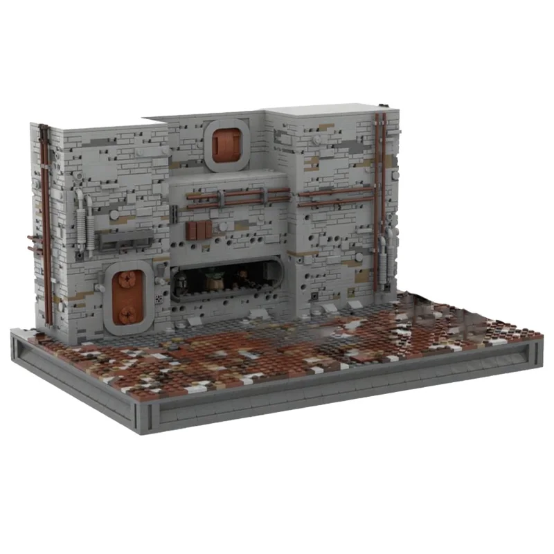 2251 PCS 컨스트럭션 프론티어 - 스트롱홀드 벙커 MOC 맞춤형 모듈식 빌딩 블록 창의적인 디자인 DIY 페스티벌 장난감 선물