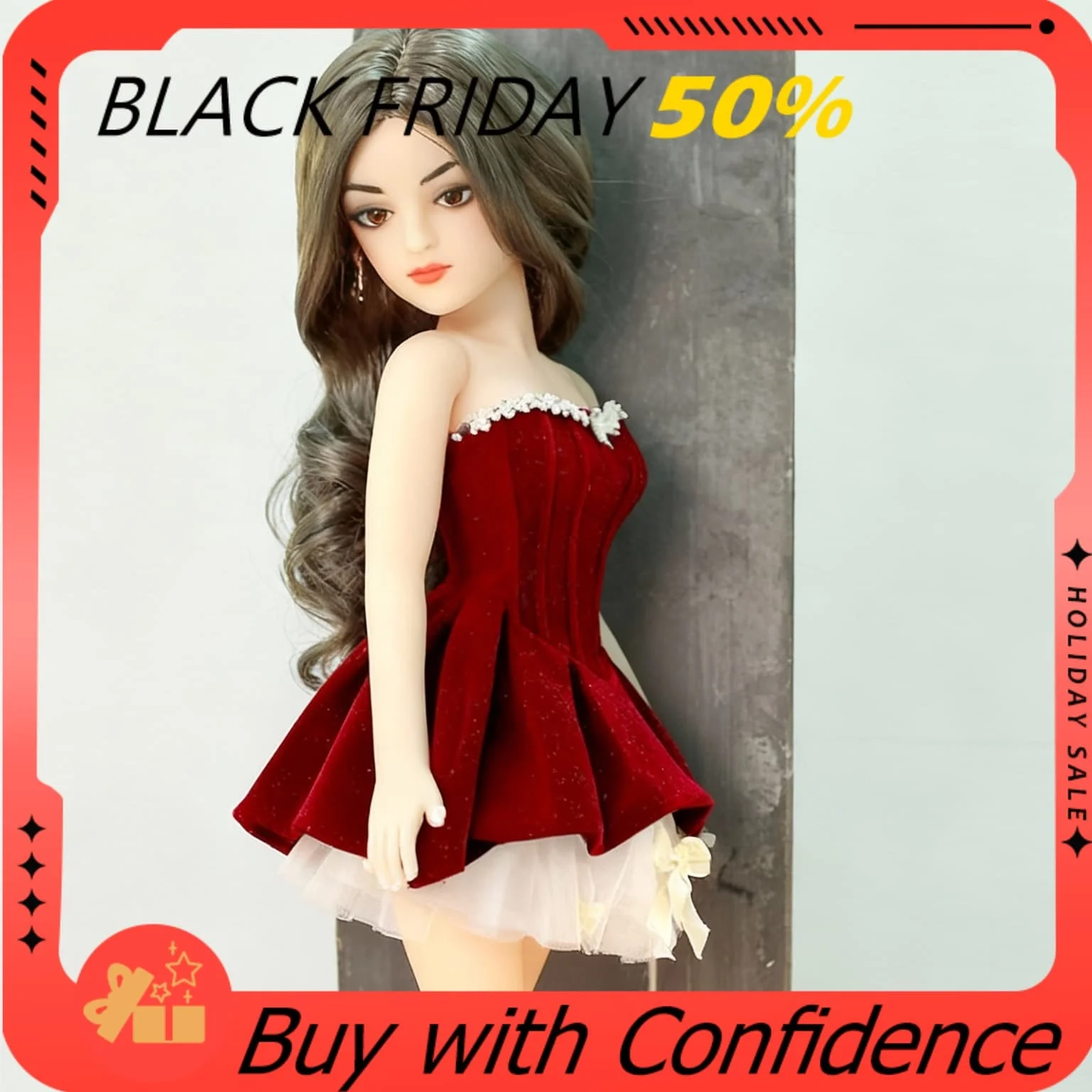 80cm Lalka Anime YouquD9 Model/ruchome stawy/środek rozmiaru ciała (S/M/L)/odłączana głowa/figurka w kostiumie/ładowana lalka/prezent dla miłośników anime