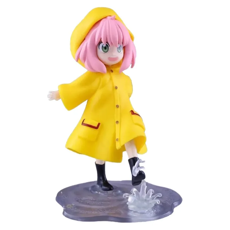 Figura de Anime Spy × Family Anya Forger de 13CM, impermeable, modelo de juguete, vestido de verano, colección de regalos de Anya, figuras de acción, muñecas Kawaii