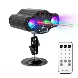 Home Karaoke Private Room Party Stage Light Disco Flash Charging LED Laser Voice Control Light 72 Pattern