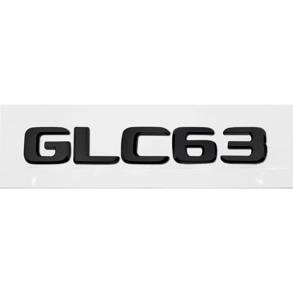 ABS Plastic GLC63 GLC200 GLC300 Trunk Rear Logo Badge Emblem Sticker For Mercedes Benz G Class 253 Car Accessories