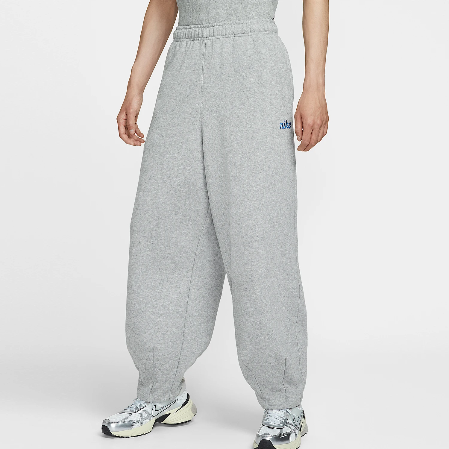 Nike genuine Oversize men's knitted loose fitting ankle tied casual pants IB8370-063