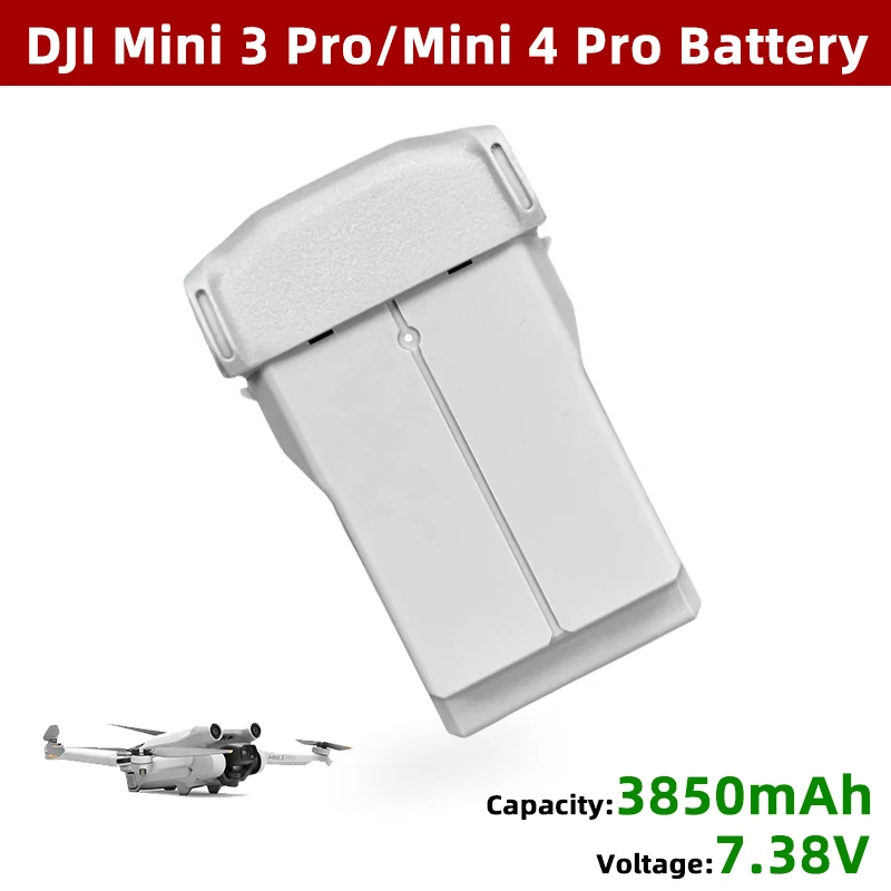 

7.38V 3850mAh DJI Mini 3 Pro Battery For Drone Mini 3/Mini 3 Pro RC Intelligent Flight Battery DJI Mini 4 Pro Li-polymer Battery