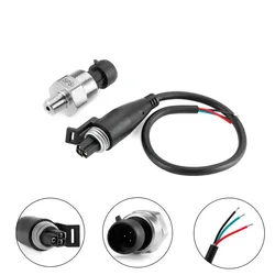 5V 1/8'' NPT 5PSI-1000PSI Fuel Pressure Transducer Sender For Oil Fuel Air Water  DC 5V-12V 0-150 Psi Pressure Sensor