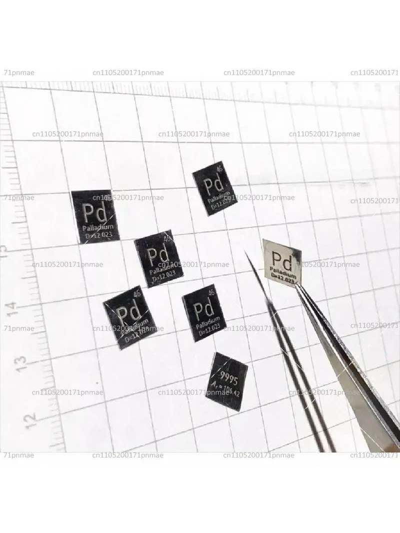 Pure Palladium Tablets Pd9995 Periodic Phenotype Precious Metals Collection
