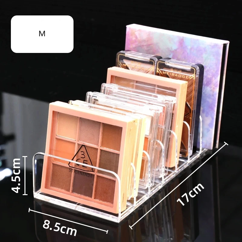 Palette Organizer Eyepowder Storage Tray Cosmetics Rack Makeup Tools Compartment Holder For Women Makeup Organizer