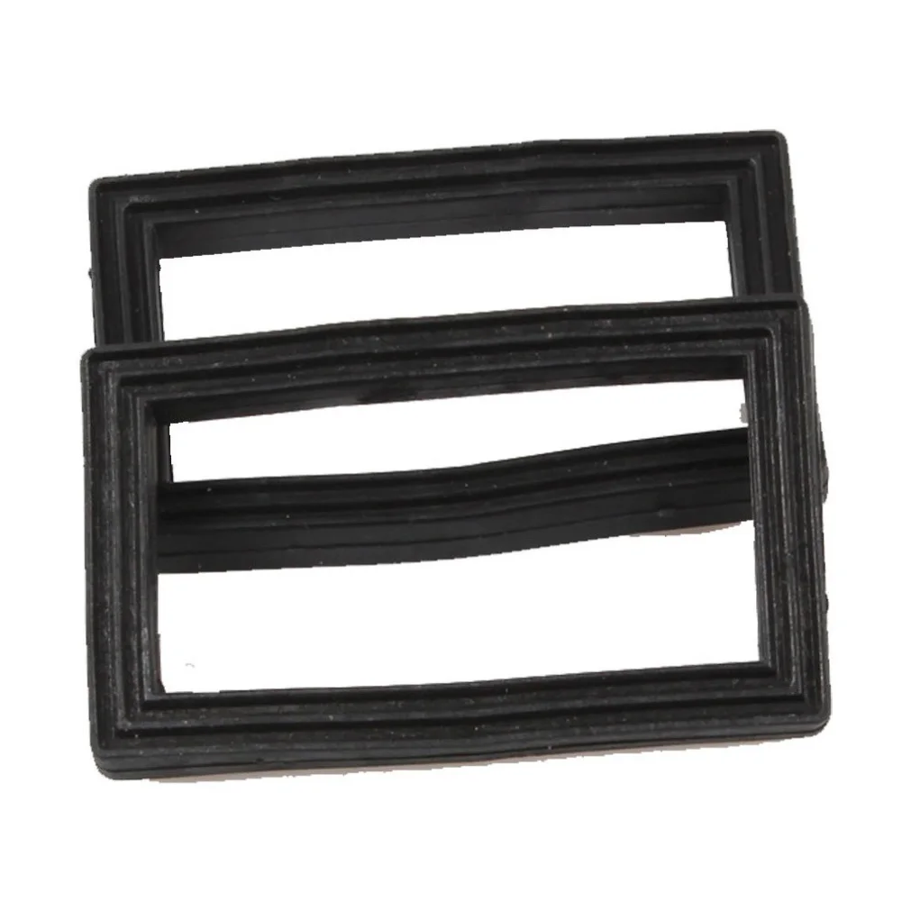 2Pcs 58×35mm Rectangular Rubber Overflow Washer For Kitchen Sink Leak Proof Overflow Devices