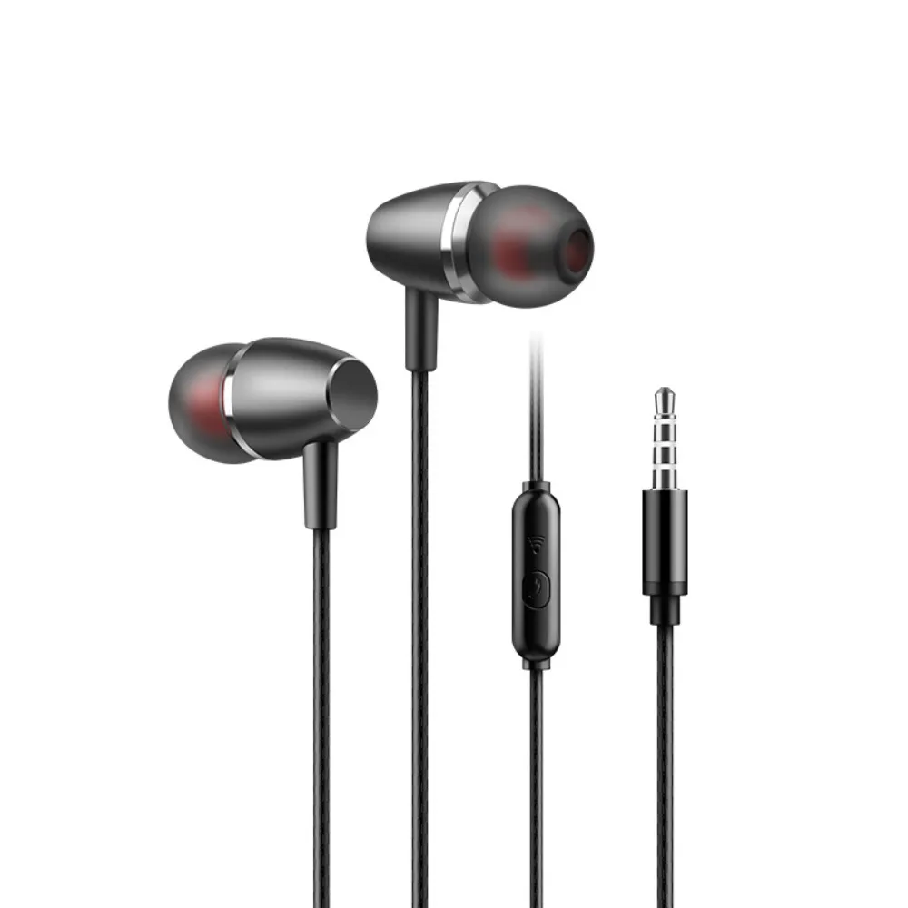 Fones de ouvido com fio com HD Call, fone universal, fones de ouvido para telefone, tablet, laptop, MP3, música, esportes, 3,5mm, A01