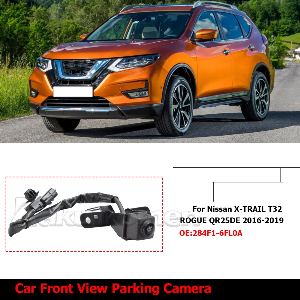 284F1-6FL0A Parking Assist Front View Camera Fit For Nissan X-Trail T32 Rogue 2017 2018 2019 2020 Car Front View Parking Camera