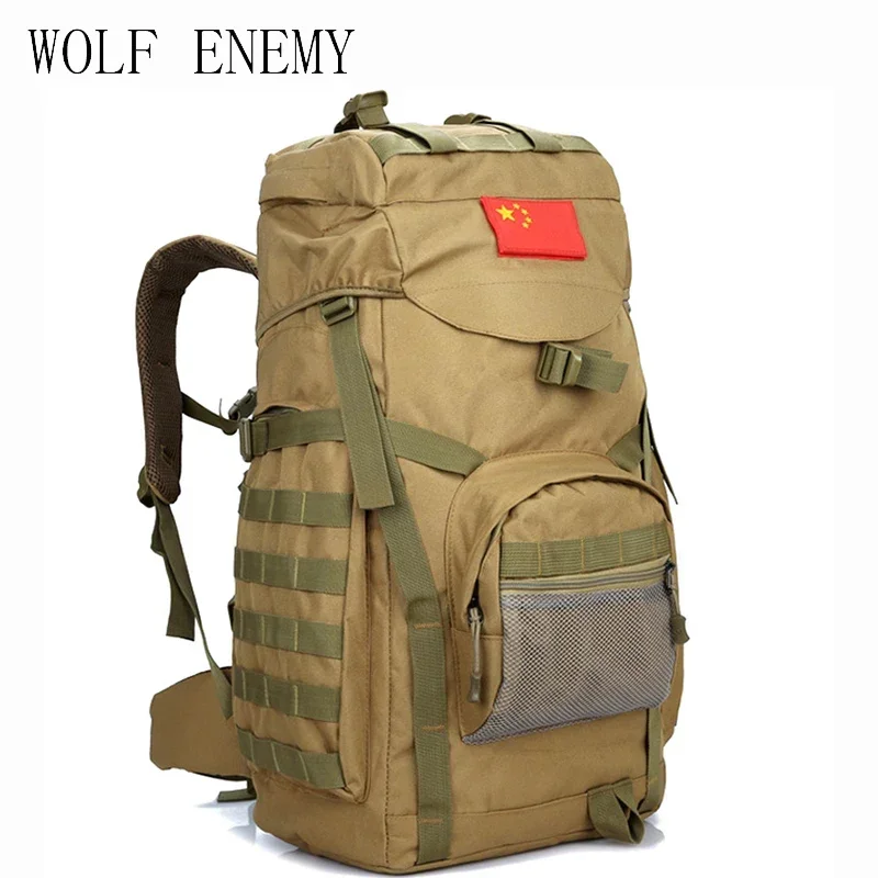

Molle 60L Camping Bags Tactical Hunting Bag Large Rucksack Hiking Backpacks Outdoor Bags Men Sports Trekking Bag