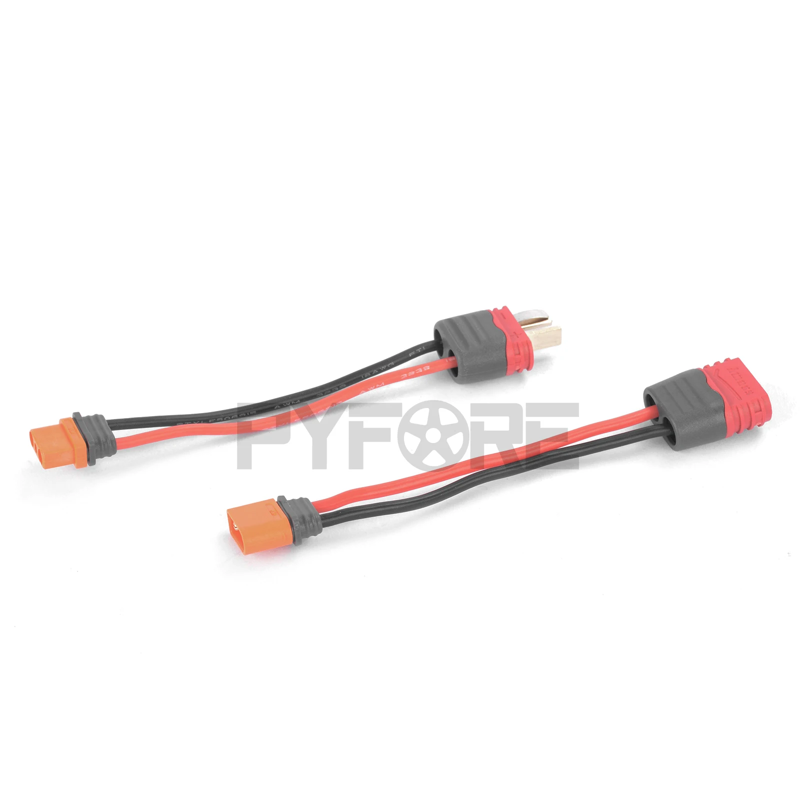 PYFORE IC2 To T / XT60 Plug Adapter Cable Battery ESC Connection Cable for 1/16 1/18 1/24 LOSI ARRMA RC Model Car Accessories