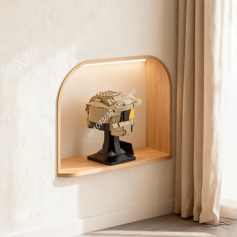 

Набор строительных блоков MOC «Шлем Джона», 418 деталей, коллекционная модель, архитектурная игрушка, идея для рождественского подарка, развивающий конструктор, подарок на день рождения