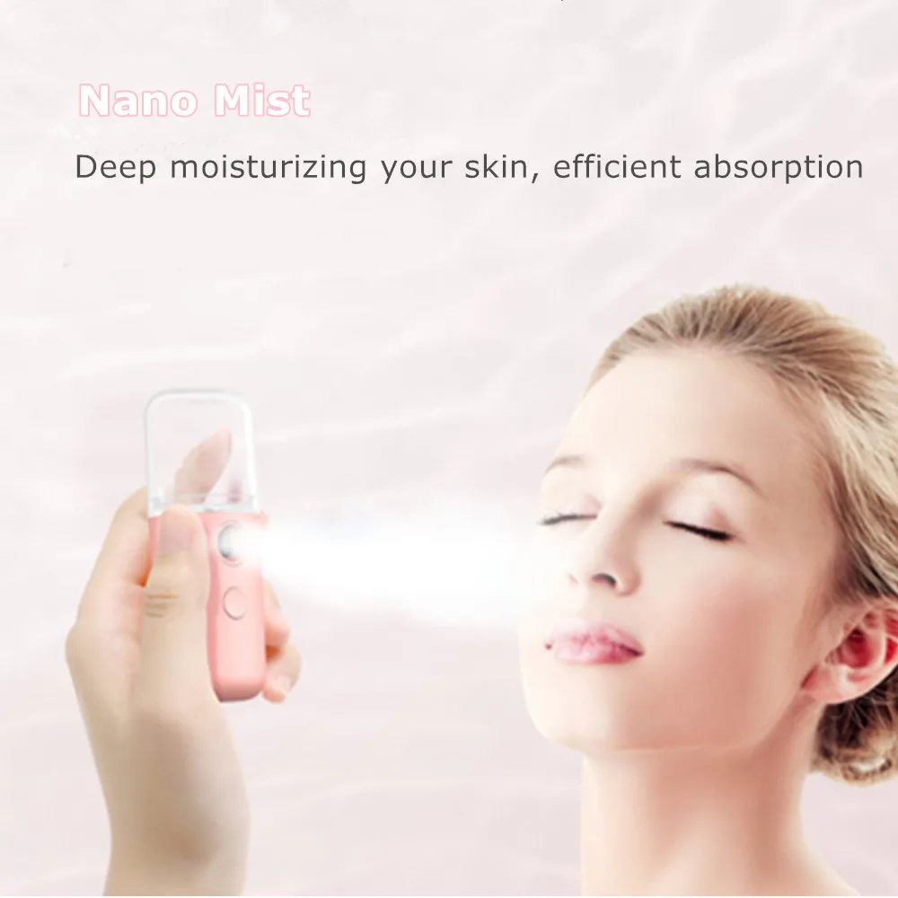 Drahtlose Handheld Mini tragbare Nano Beauty Instrument Gesicht Dampfer Hydrator Sprayer Luftbe feuchter Zerstäuber Inoor Outdoor Frauen