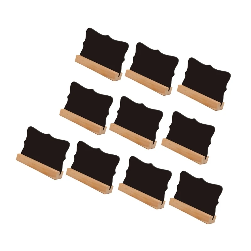 10 stuks kleine schoolbordborden met standaard kleine houten schoolborden voor bruiloft message board plaatskaarten tafelnummer
