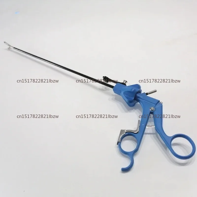 Medical Surgical Reusable Φ5mmx330mm Blue Laparoscope Laparoscopic Grasper Dissecting Forceps Tweezers Dissectors Handle
