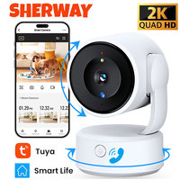 Tuya WIFI IP Camera Indoor 2K Baby Monitor Two Way Talk Smart Home 4X Zoom PTZ 360° Surveillance Cameras Support Alexa Google