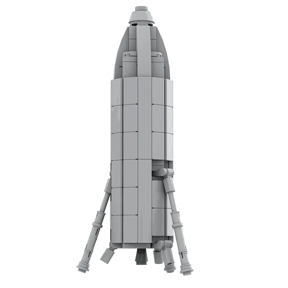 

Gobricks MOC SpaceX Starhopper Rocket Building Blocks Space Exploration Rocket Carrier Rocket Bricks Toys Children Birthday Gift