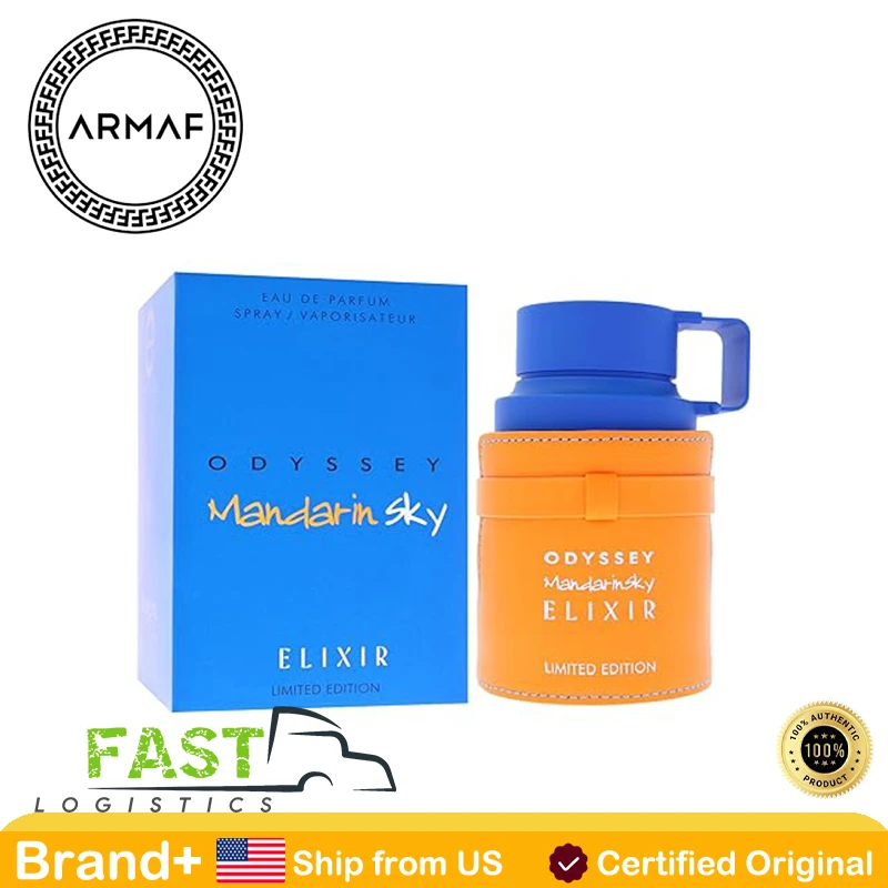 

Armaf Odyssey Mandarin Sky Elixir Limited Edition By 100ML EDP Cologne Persistence Arabian Long-lasting Hair and body spray