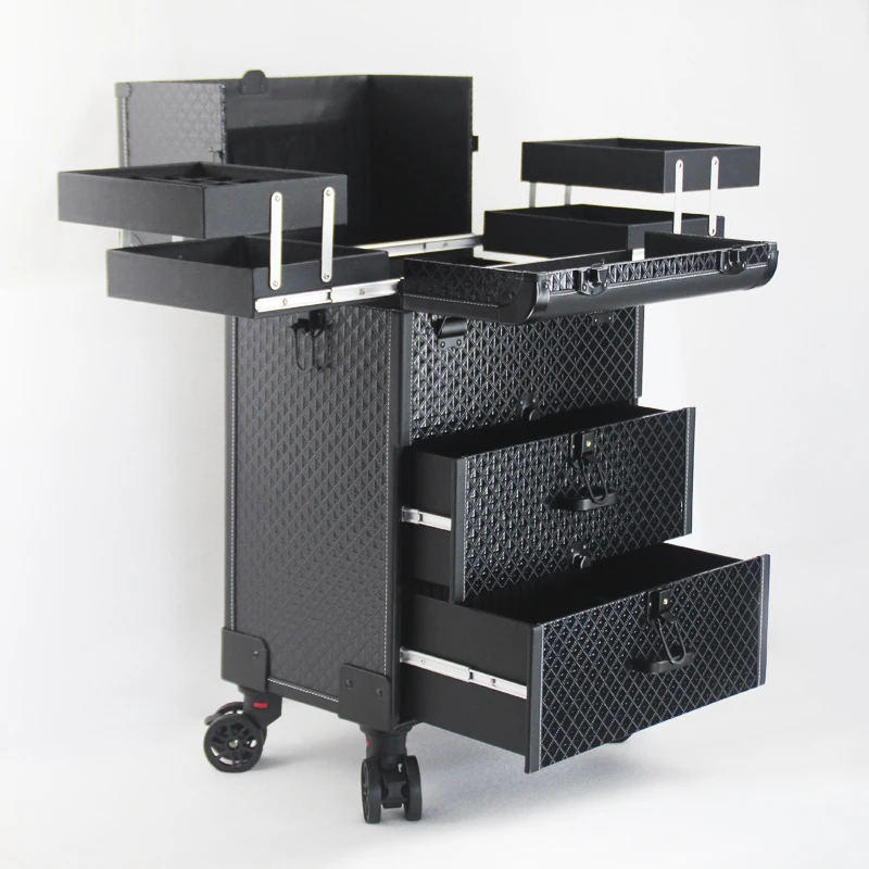 

Multi-layer professional tie rod cosmetic case, nail art embroidery tool storage case