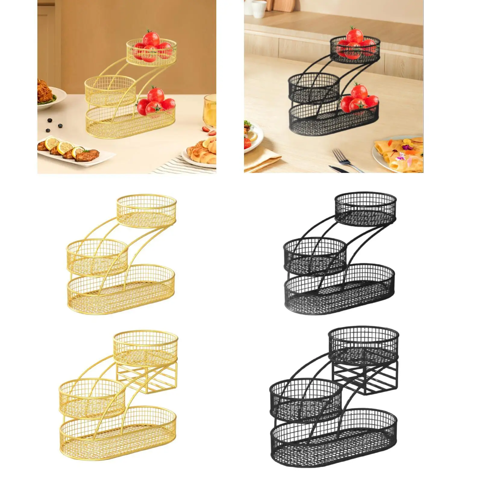 

Fruit Basket Multipurpose Bread Basket Vegetable Rack for Fruit Bread Potato