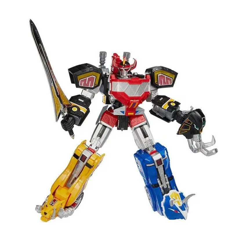 Original Hasbro Power Rangers Lightning Collection Zord Ascension Project Mighty Morphin Dino Megazord Anime Figure Toy Model