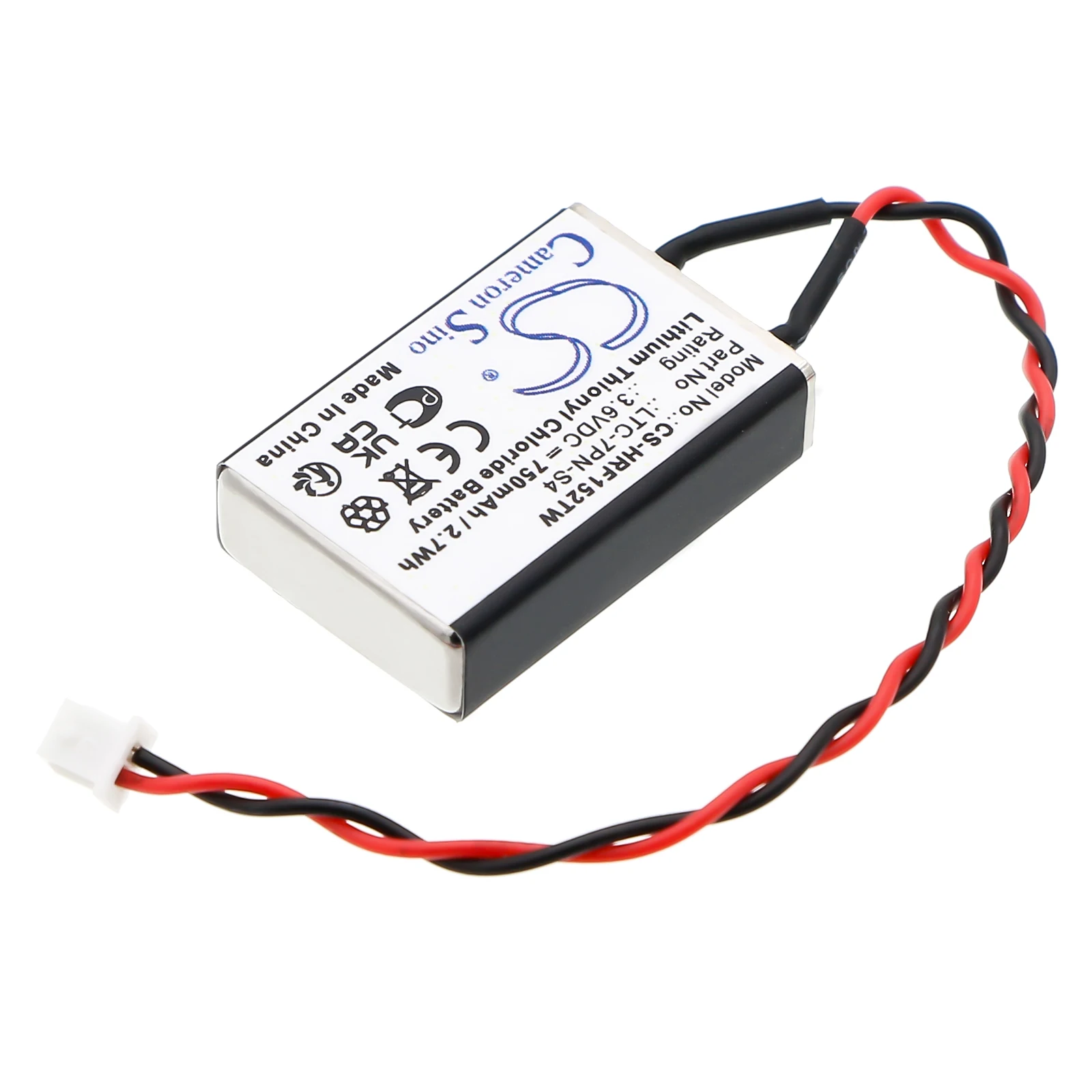 CS Replacement Battery For Harris AN/PRC-152 Falcon III AN/PRC-152(V)4(C)  750mAh / 2.7Wh  Two-Way Radio
