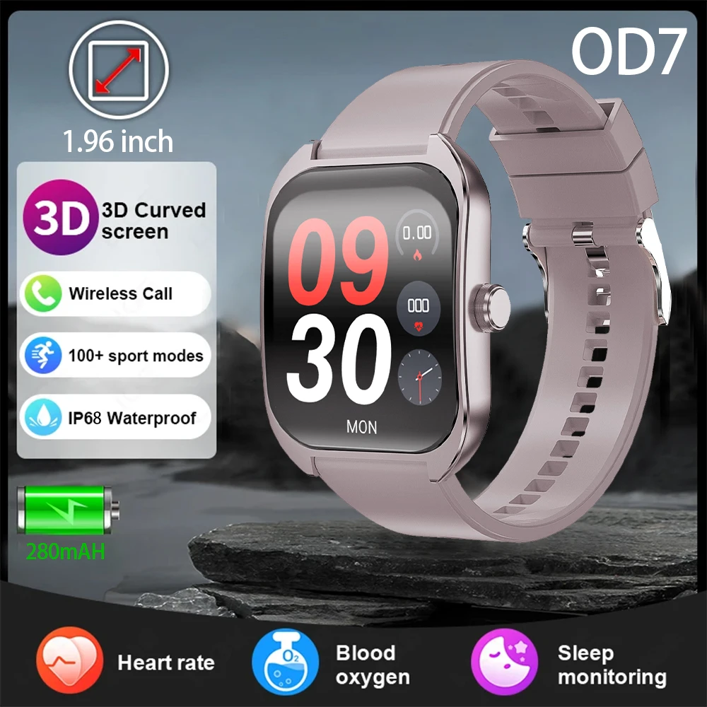 Zordai OD7 Smartwatch Men 1.96