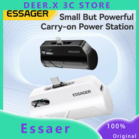 Essager Mini Capsule Power Bank 10000mah PD3 Portable Fast Charging suitable for iPhone 16 15 14 Samsung Xiaomi External Battery