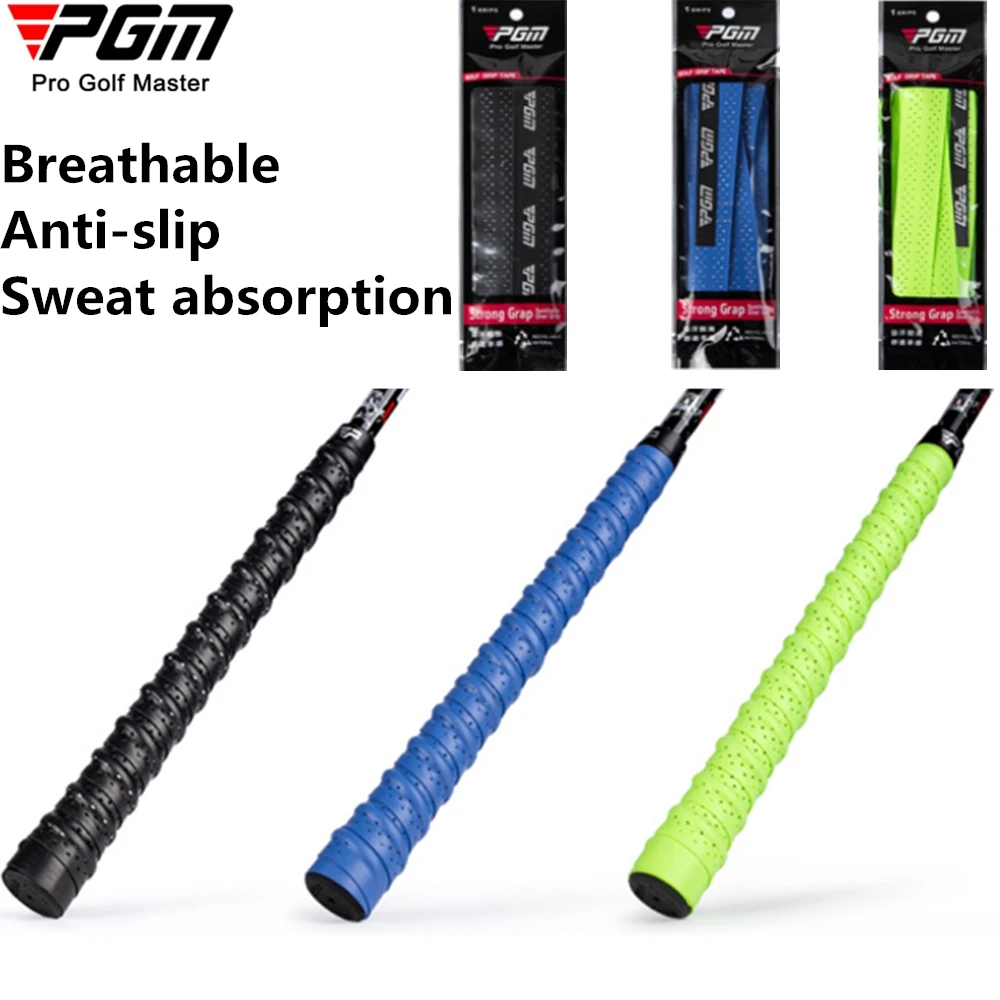 PGM PU Anti-slip Golf Club Grip Tape Badminton Racket Fishing Wrapping Rod Sweatproof Tennis Overgrip Band Breathable Sport Tool