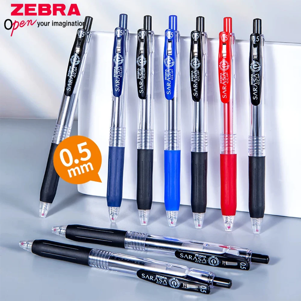 Japan Zebra SARASA Gel Pen Set JJ15 Push Type Quick Drying Water Base Pen Students 0.5mm Large Capacity School Stationery