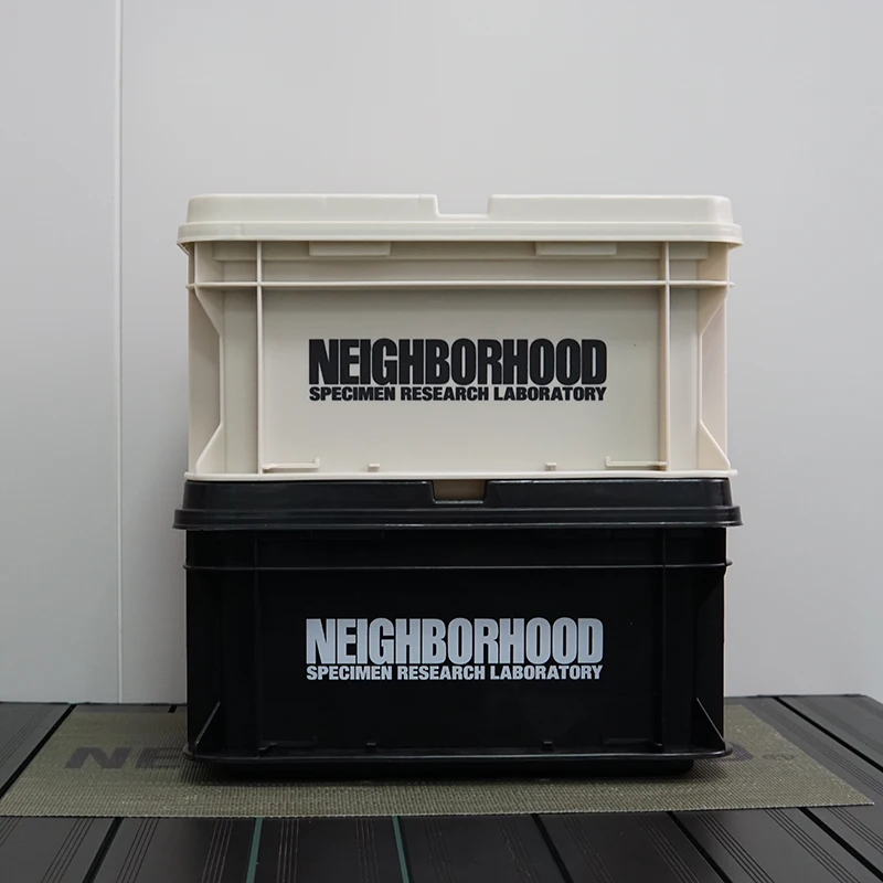 NBHD industrial wind office desktop storage box hand-made ornaments with cover blackened storage box