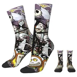 The Nightmare Before Christmas Winter Warm Colorful Women calzini Jack Cartoon Halloween calzini da calcio antiscivolo