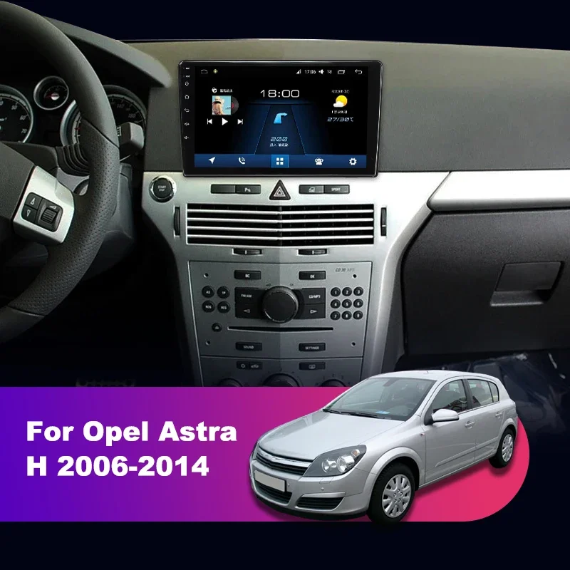 QSZN 9 pollici per Opel Astra H 2004 - 2014 Android autoradio Multimidia lettore Video DSP navigazione GPS sistema Stereo per auto Carplay