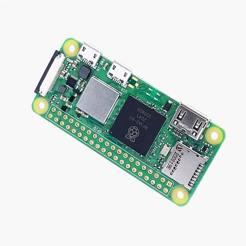 Raspberry Pi Zero 2 W, Quad-core 64-bit Cortex-A53, Bluetooth BLE, WiFi, Pi 0, Estojo Opcional, Fonte de Alimentação