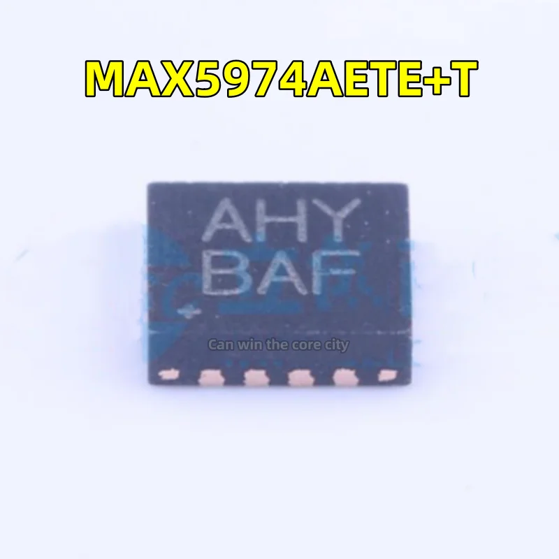 

5-100 PCS / LOT New MAX5974AETE+T MAX5974 power management chip silk screen printing: AHY QFN-16 spot