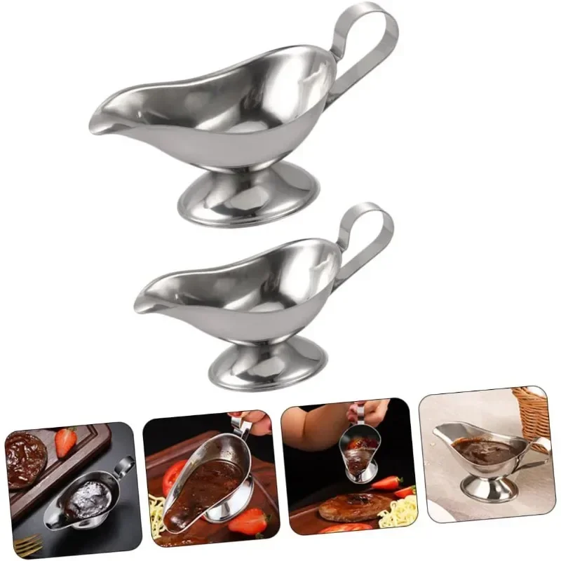 المطبخ مطعم طبق الملح فندق المرق قارب مريح مقبض صلصة الفولاذ المقاوم للصدأ التجارية قطرات نكهة الشفاه الخل #1