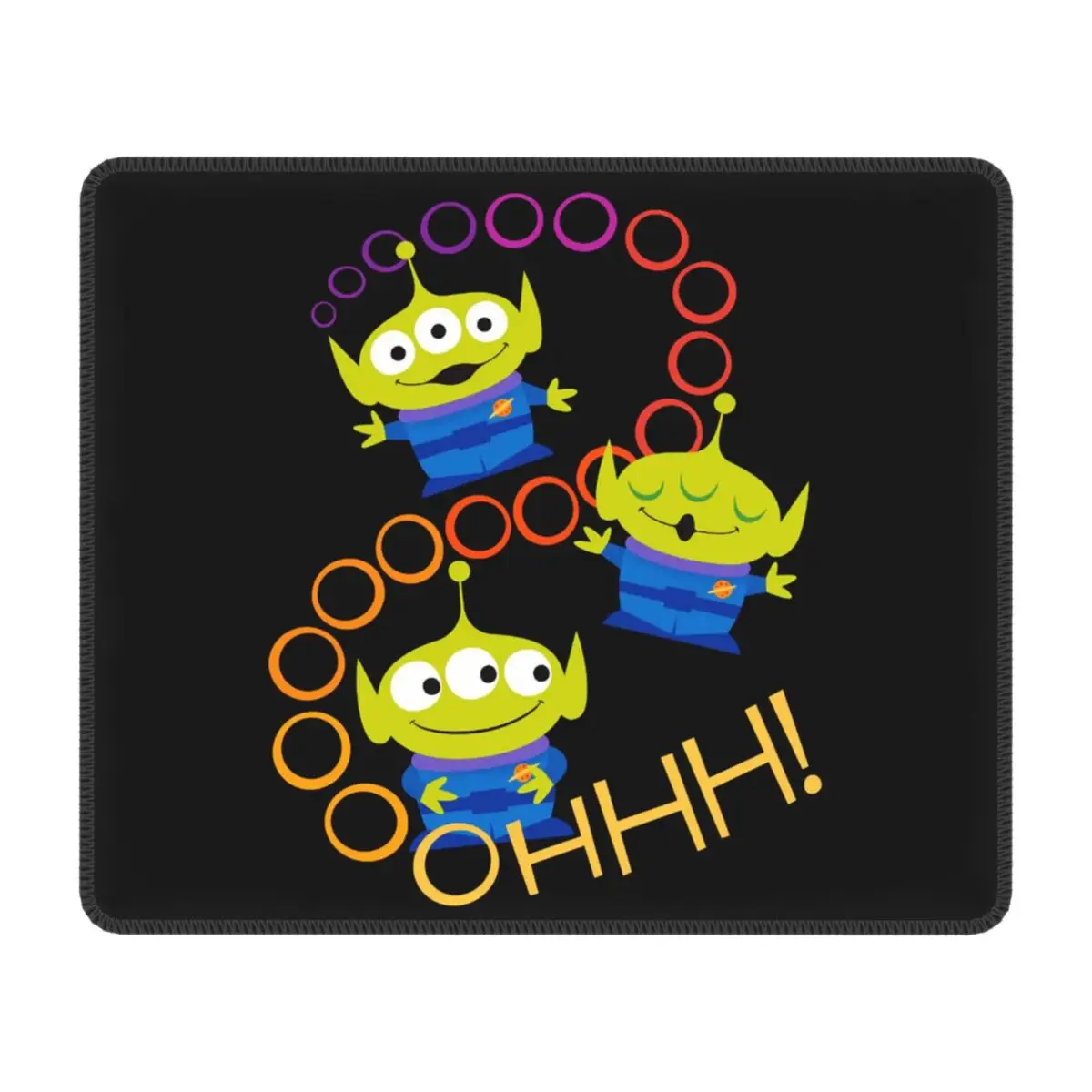 Custom PC Gamer Mouse Pad Anti-Slip Rubber Base Toy Story Aliens Ooooh Cartoon Mousepad Office Desktop Mat