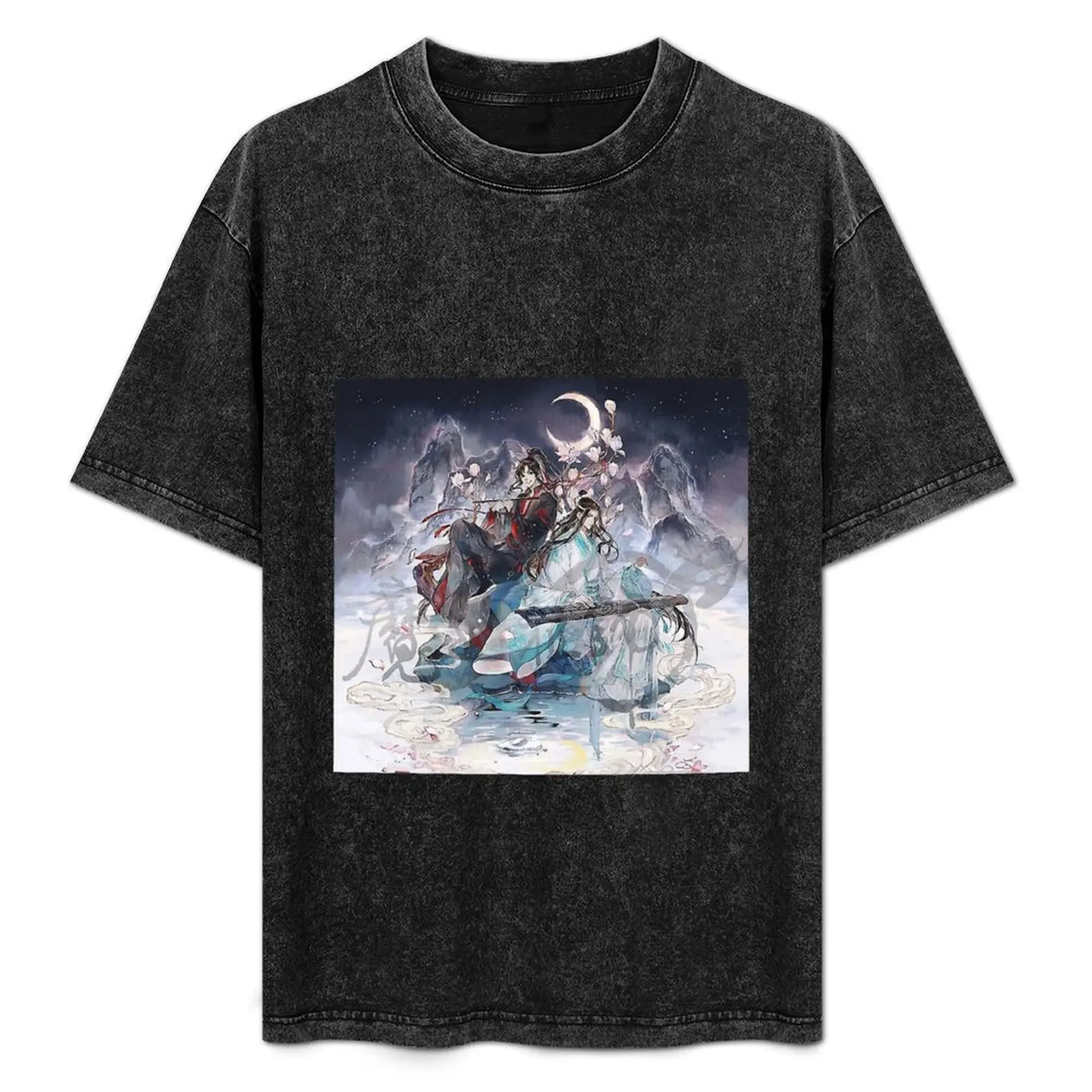 

mdzs (mo dao zu shi) poster T-Shirt No Iron Casual Short Sleeve Top