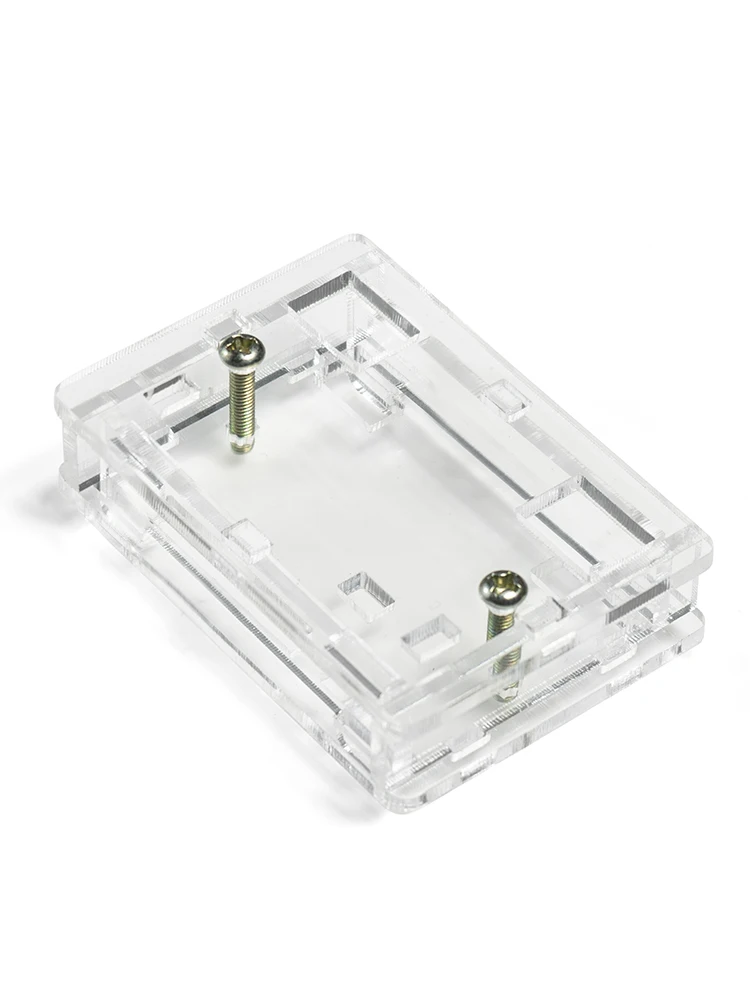 Kandang 3A DC-DC Regulator Step-Down Dapat Disesuaikan Modul Catu Daya Kandang Casing Pelindung Akrilik Transparan