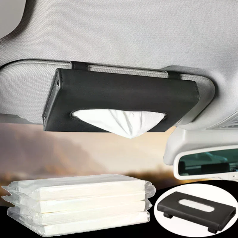 5 Pack Car Tissue With 30 Pieces Tissue In Side Per Pack For Car Tissue Box Paper Refill For Vehicle Home Bathroom Usage