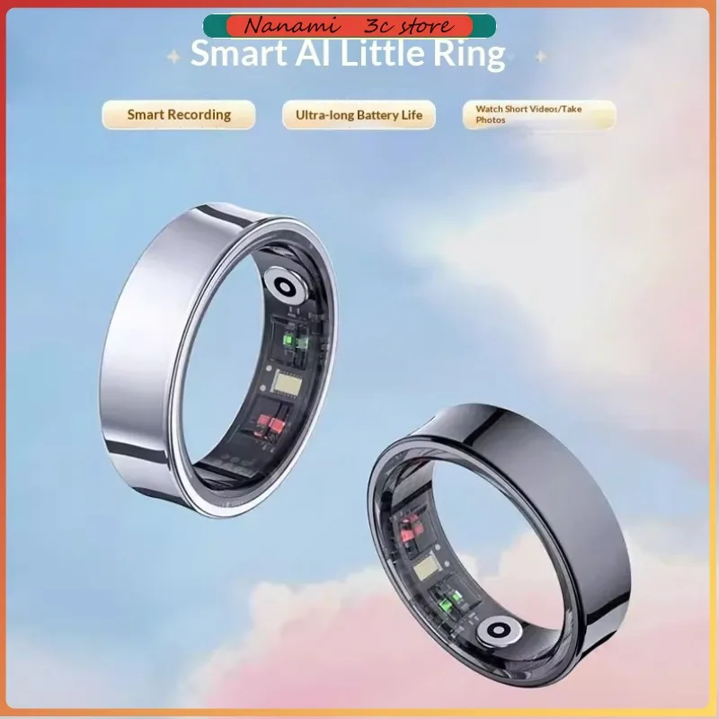 

Умное AI-кольцо MINE: запись данных, обмен, мониторинг сна, физической активности, температуры тела, водонепроницаемое, подарок для ценителей