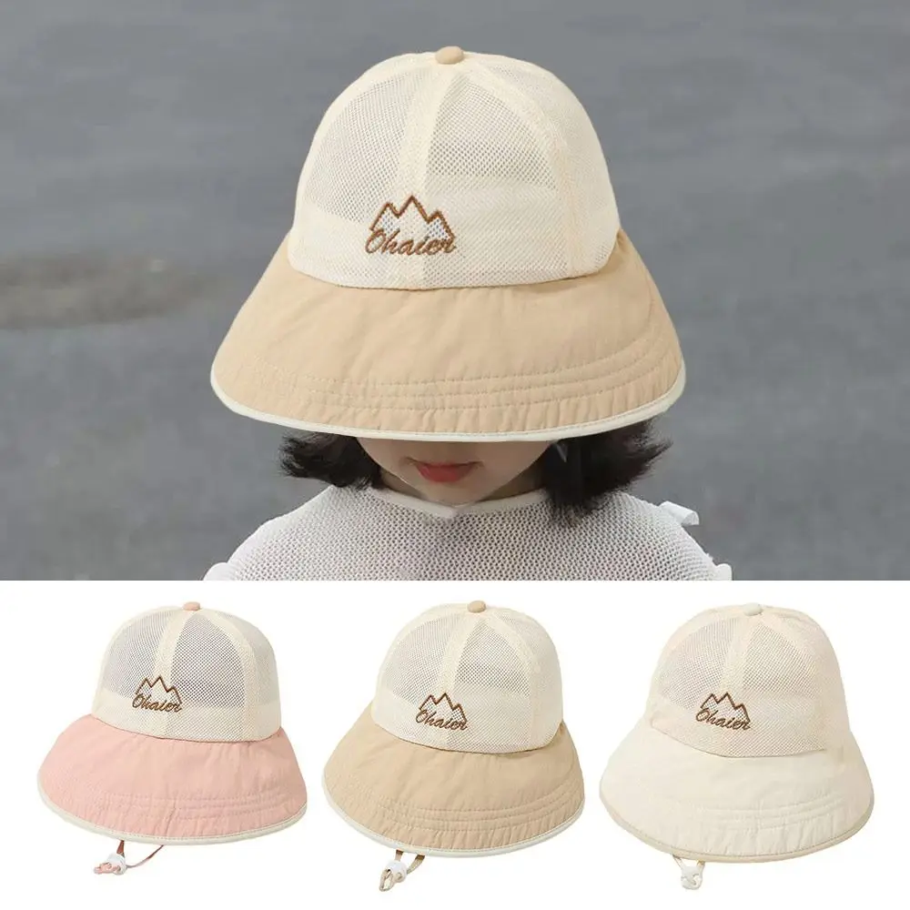 

New Mesh Baby Baseball Cap Adjustable Sun Protection Sun Hat Breathable Duck Tongue Cap Boys Girl