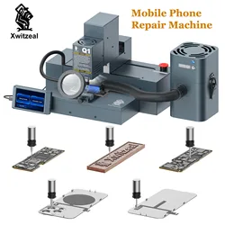 Xwitzeal Q1 Mobile Phone Chip Grinding Machine, CNC Phone Repair Tool Kit, Automatic Polishing CPU/Hard Disk/ IC