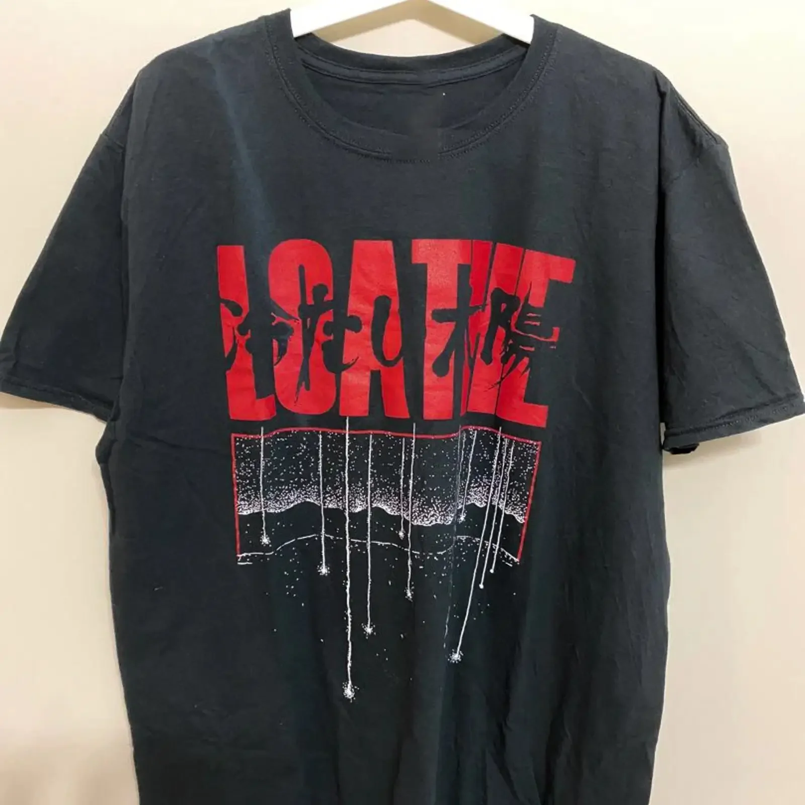 Loathe Band Album Music  Black T Shirt vintage Washed Stylish streetwear graphic Slightly fashion Top For Everyday Wear