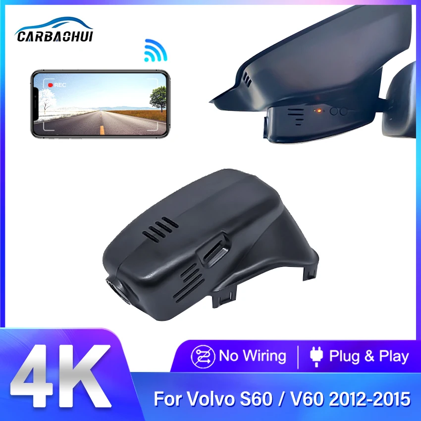 

Для Volvo S60 S60L S80 S80L 2012-2017 Передняя и задняя видеорегистратор 4K для автомобильной камеры Регистратор Видеорегистратор WIFI Автомобильный видеорегистратор Записывающие устройства