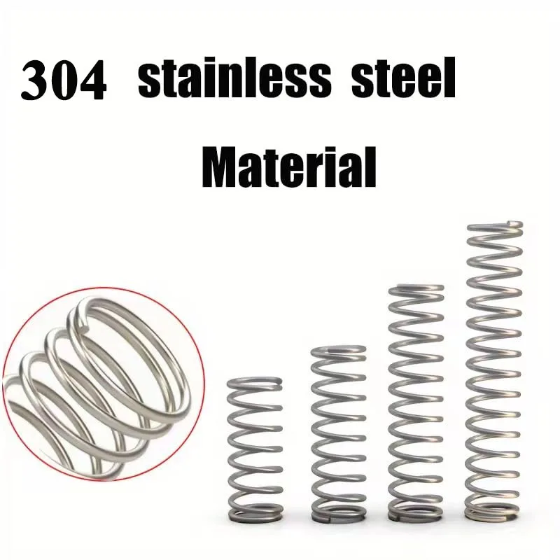 390Pcs Compression Spring Kit Wire Dia 0.45mm-0.7mm Outer Dia 5mm-7mm Length 10mm-25mm Small Spring Compression Spring Set