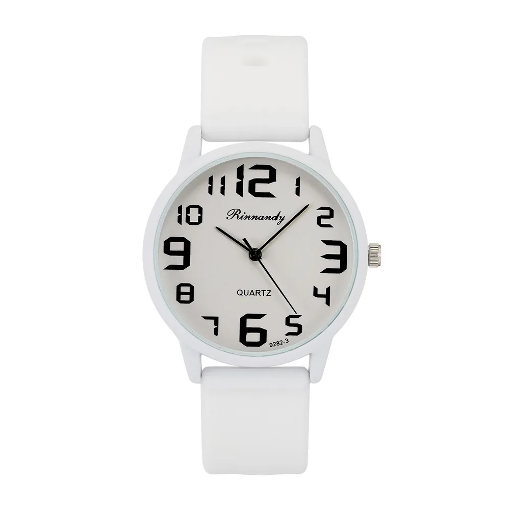 Reloj Mujer Fashion Women Silicone Quartz Watch Ladies Clock Trend Students White Jelly Watches Gifts for Girls Relogio Feminino