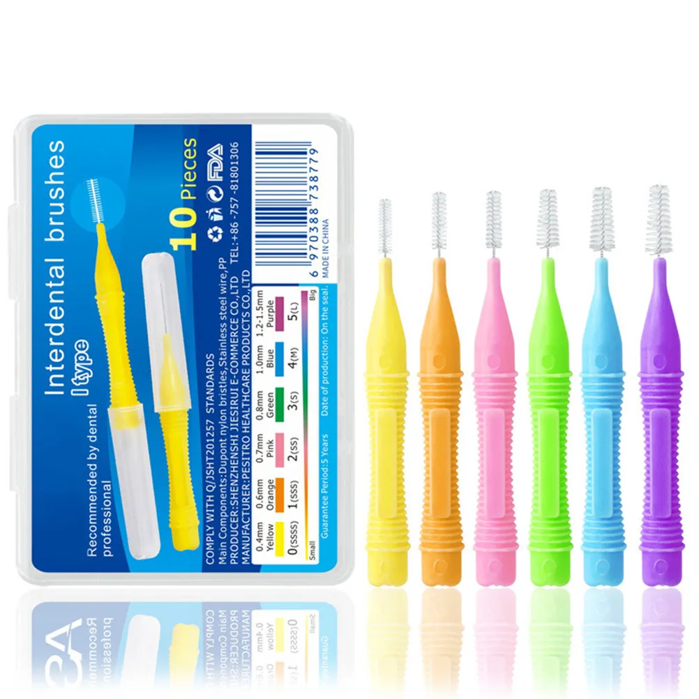 interdental brush cleaners food debris floss Brush oral care tool toothpick brush