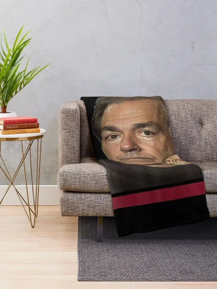 NICK SABAN COLLEGEE Throw Blanket Heavy Thermals For Travel Soft Big Sofa Throw Blankets