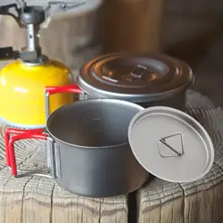 Titanium Water Cup Lid Camping Pot Lid Travelling Picnic Tea Coffee Mug Lids Reusable Camp Boiling Water Bottle Lids Universal